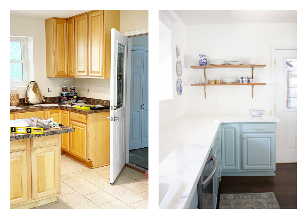 Fixer Upper Before & Afters (+Details On Our DIY Kitchen)